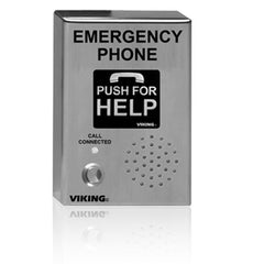 Viking E-1600-03-IP ADA Compliant VoIP Emergency Phones with Built-In Dialer and Digital Voice Announcer