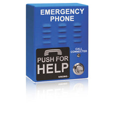 Viking E-1600-65-IP ADA Compliant VoIP Emergency Phones with Built-In Dialer and Digital Voice Announcer