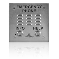 Viking E-1600-20-IP ADA Compliant VoIP Emergency Phones with Built-In Dialer and Digital Voice Announcer