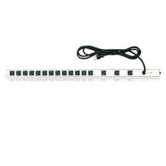 Middle Atlantic PWR-16-V Essex 16 Outlet Power Strip (Flat Black Finish)