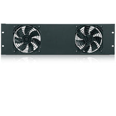 Middle Atlantic FANPNL-2DC Essex Fan Panel (Flat Black) 138 CFM