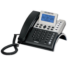 Cortelco 121100-TP2-27S 12 Series Single Line Caller ID Powered Telephone