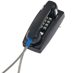 Cortelco 255400-AHC-20M Basic Wall Phone with Armored Cord and Metal Cradle