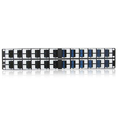Allen Tel AT55B-PNL-AGL48 48 Port Cat 5e Angled Patch Panel