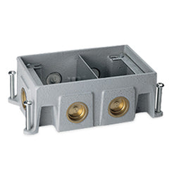 Legrand - Wiremold 880CS2-1 OmniBox Series Two-Gang Cast Iron Floor Box