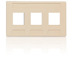 Allen Tel AT3FM-09 3 Port Furniture Faceplate