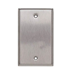 Allen Tel AT70SS-0 Versatap 1-Gang Stainless Steel Blank Faceplate