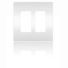Legrand - Pass & Seymour RWP262W Two Gang Screwless Wallplate