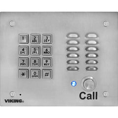 Viking K-1700-IP-EWP VoIP Stainless Steel Entry Phone with Keypad