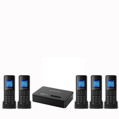 Grandstream DP-DECT-5 DECT VoIP System with Base and 5 Handsets