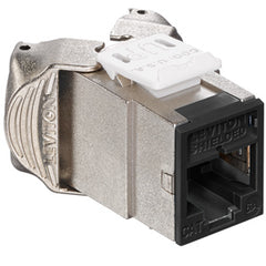 Leviton 6ASJK-RE6 Atlas-X1 Cat 6A Shielded QuickPort Jack Component-Rated