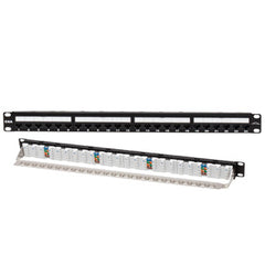 Allen Tel AT10GPNL-24RM 24 Port Loaded 10Gb Cat 6A Patch Panel 1RU