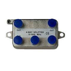 Legrand - On-Q VM0104 4 Way Vertical Coax Splitter (1 GHz)
