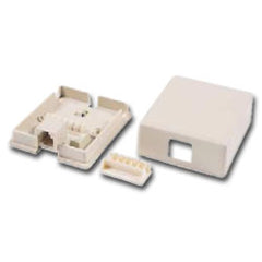 Allen Tel AT568-4 E-Z Surface Phone Wall Jack