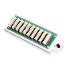 Leviton 47689-B 1x9 Bridged Phone Distribution Module with Bracket