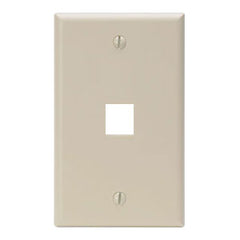Leviton 41080-1 Single Gang QuickPort Wallplate 1 Port