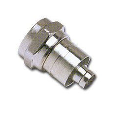 Allen Tel CT716 Male CATV Connector with 1/4" Ring Attached for RG-6 PVC Cable (Pkg of 5)