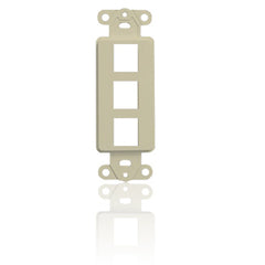 Leviton 41643 QuickPort Decora Multimedia Insert - 3 Port