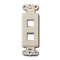 Leviton 41666 Multi-Media 2-Port Insert with Two 6-Conductor Connectors