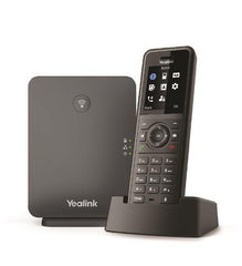 Yealink W77P DECT IP Phone System with Ruggedized Handset, 20 Simultaneous Calls, and HD Audio