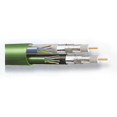 Belden 7876A Bundled Multimedia Cable - 2 RG6 / Cat 5e, 500'