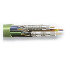 Belden 7914A Bundled Multimedia Cable - 2 RG6 / Cat 5 Fiber, 500'