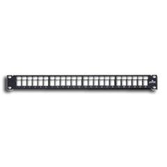 Leviton 49255-H24 QuickPort Mulitmedia Patch Panel with Cable Management Bar