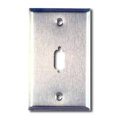 Allen Tel ATBK Stainless Steel DB Connector Faceplate