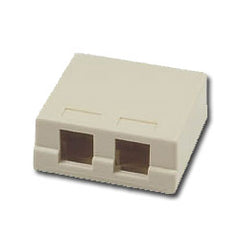 Allen Tel AT33D Versatap Duplex Surface Mount Faceplate