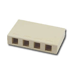 Allen Tel AT44 Versatap 4 Port Surface Jack Housing