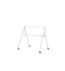 Yealink MB‑FLOORSTAND‑650T (White) – Floor Stand with Tray for MeetingBoard 65
