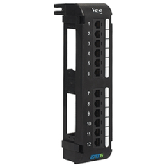 ICC ICMPP12V60 HiPerlink 6 - Cat Vertical Patch Panel 12 Port