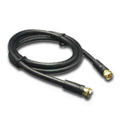 ICC ICPCSF03BK CATV Patch Cord with RG-6 Coaxial Cable