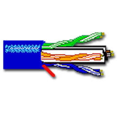 Belden 7851A Category 6 Voice & Data - 2 Pair (Joined) 1000'