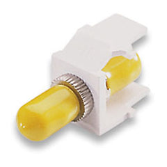 Leviton 41084-SWF Fiber Optic QuickPort Coupling - ST SM/MM