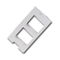 Leviton 41291-2Q 2-Port QuickPort Adapter - Flush