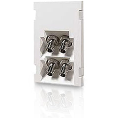 Leviton 41293 2 Duplex ST or FC Coupling 45° Exit, SM/MM (3 Units High)