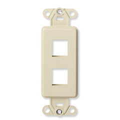Leviton 41642 QuickPort Decora Multimedia Insert - 2 Port