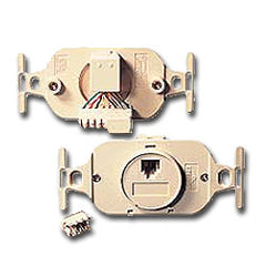 Leviton 41054-IDD 6P4C Type 105 Modular Jack with 110-Type Termination