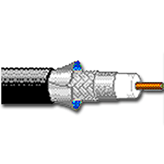 Belden 7915A 18 AWG Solid Bare Copper Coaxial Cable, 1000'