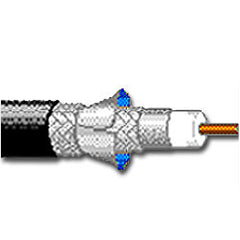 Belden 1186A 20 AWG Solid Bare Copper Coaxial Cable, 1000'