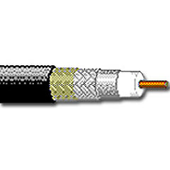Belden 1545A 18 AWG Solid Bare Copper Coaxial Cable, 1000'