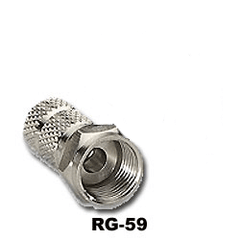 Leviton 40985-TW9 Twist-On Connector for RG-59 (Bag of 100)