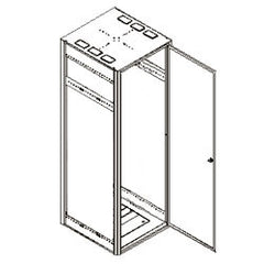Chatsworth Products 11558 19" Rack with Metal Enclosure