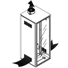Chatsworth Products 12220 10" Axial Fan & Cover Kit For Rack Enclosures
