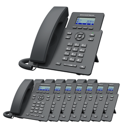 Grandstream GRP2601 VoIP Starter Office Bundle With 1 Year Free Phone Service