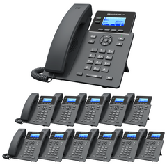Grandstream GRP2602 VoIP Starter Office Bundle With 1 Year Free Phone Service