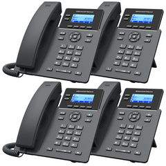Grandstream GRP2602 VoIP Starter Office Bundle With 1 Year Free Phone Service