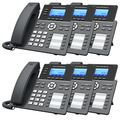 Grandstream GRP2604 VoIP Phone Budget-Friendly Bundle With 1 Year Free Phone Service