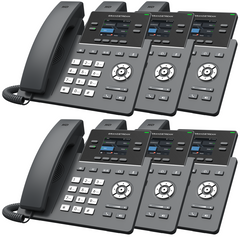 Grandstream GRP2612 VoIP Phone Standard Office Bundle With 1 Year Free Phone Service